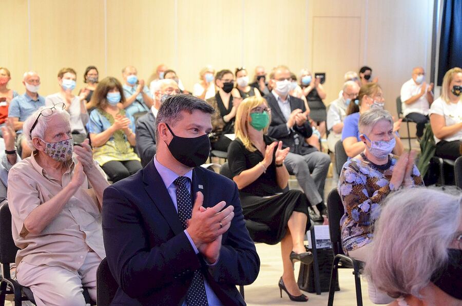 29.08.2020 w Krakowie wręczono medale „Dziękujemy za wolność”. Fot. Janusz Ślęzak (IPN)