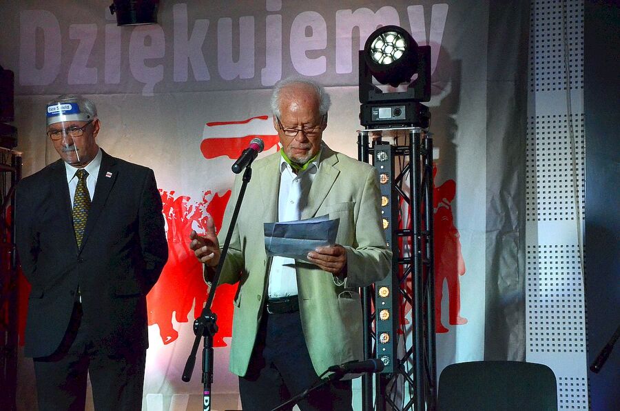 29.08.2020 w Krakowie wręczono medale „Dziękujemy za wolność”. Fot. Janusz Ślęzak (IPN)