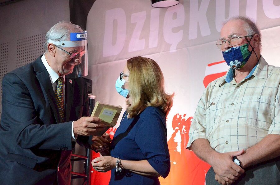 29.08.2020 w Krakowie wręczono medale „Dziękujemy za wolność”. Fot. Janusz Ślęzak (IPN)