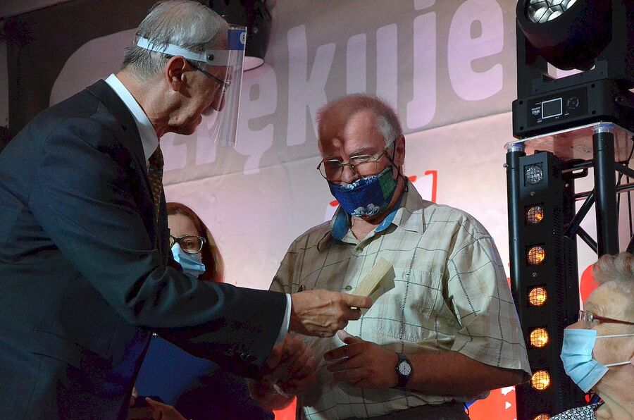 29.08.2020 w Krakowie wręczono medale „Dziękujemy za wolność”. Fot. Janusz Ślęzak (IPN)