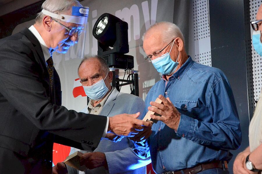 29.08.2020 w Krakowie wręczono medale „Dziękujemy za wolność”. Fot. Janusz Ślęzak (IPN)