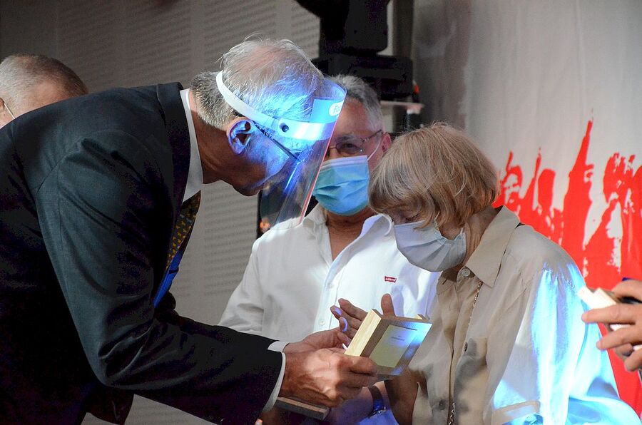 29.08.2020 w Krakowie wręczono medale „Dziękujemy za wolność”. Fot. Janusz Ślęzak (IPN)