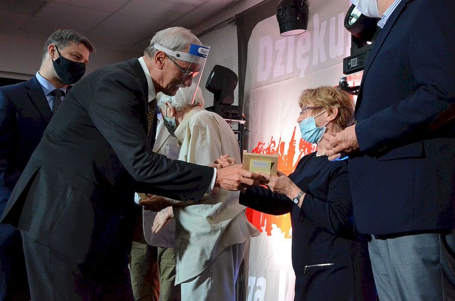 29.08.2020 w Krakowie wręczono medale „Dziękujemy za wolność”. Fot. Janusz Ślęzak (IPN)