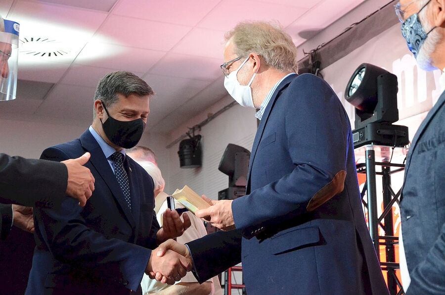 29.08.2020 w Krakowie wręczono medale „Dziękujemy za wolność”. Fot. Janusz Ślęzak (IPN)