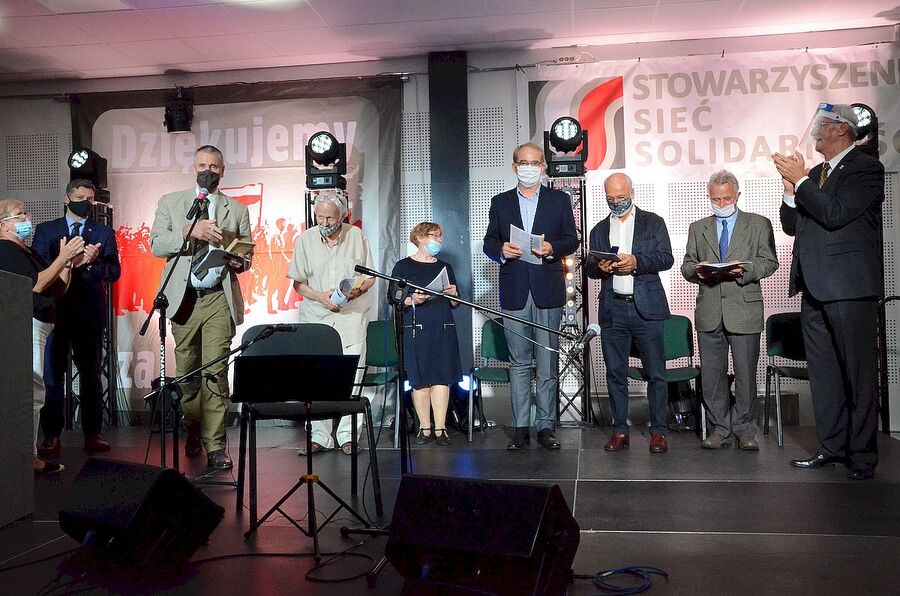 29.08.2020 w Krakowie wręczono medale „Dziękujemy za wolność”. Fot. Janusz Ślęzak (IPN)