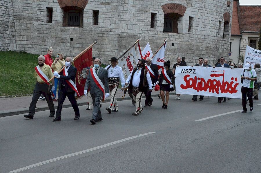 31.08.2020. Krakowskie uroczystości w 40. rocznicę podpisania Porozumień Sierpniowych. Fot. Janusz Ślęzak (IPN)