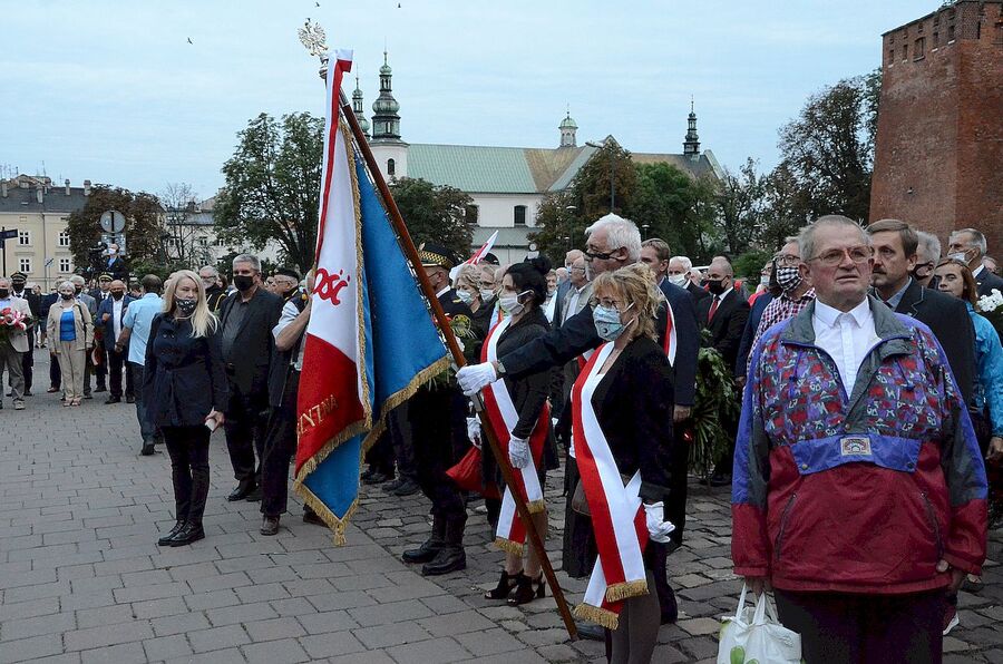 31.08.2020. Krakowskie uroczystości w 40. rocznicę podpisania Porozumień Sierpniowych. Fot. Janusz Ślęzak (IPN)