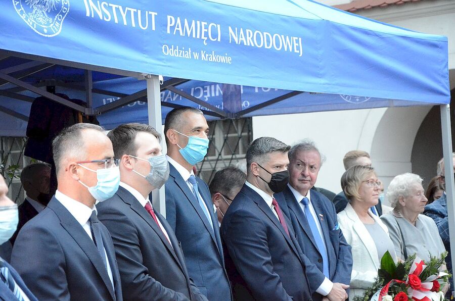 31.08.2020. Krakowskie uroczystości w 40. rocznicę podpisania Porozumień Sierpniowych. Fot. Janusz Ślęzak (IPN)