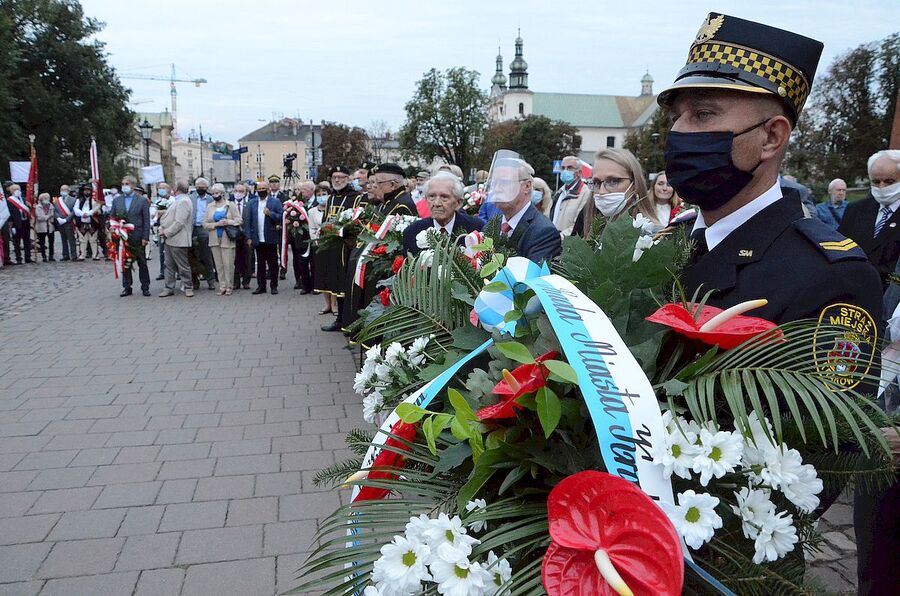 31.08.2020. Krakowskie uroczystości w 40. rocznicę podpisania Porozumień Sierpniowych. Fot. Janusz Ślęzak (IPN)