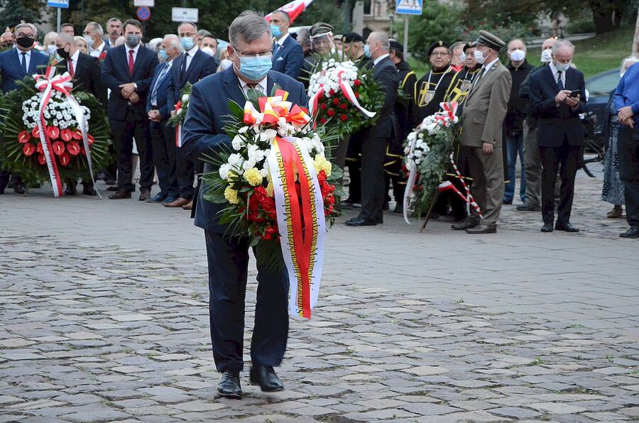 31.08.2020. Krakowskie uroczystości w 40. rocznicę podpisania Porozumień Sierpniowych. Fot. Janusz Ślęzak (IPN)