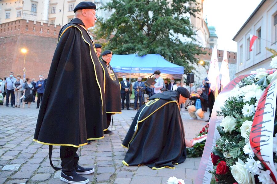 31.08.2020. Krakowskie uroczystości w 40. rocznicę podpisania Porozumień Sierpniowych. Fot. Janusz Ślęzak (IPN)