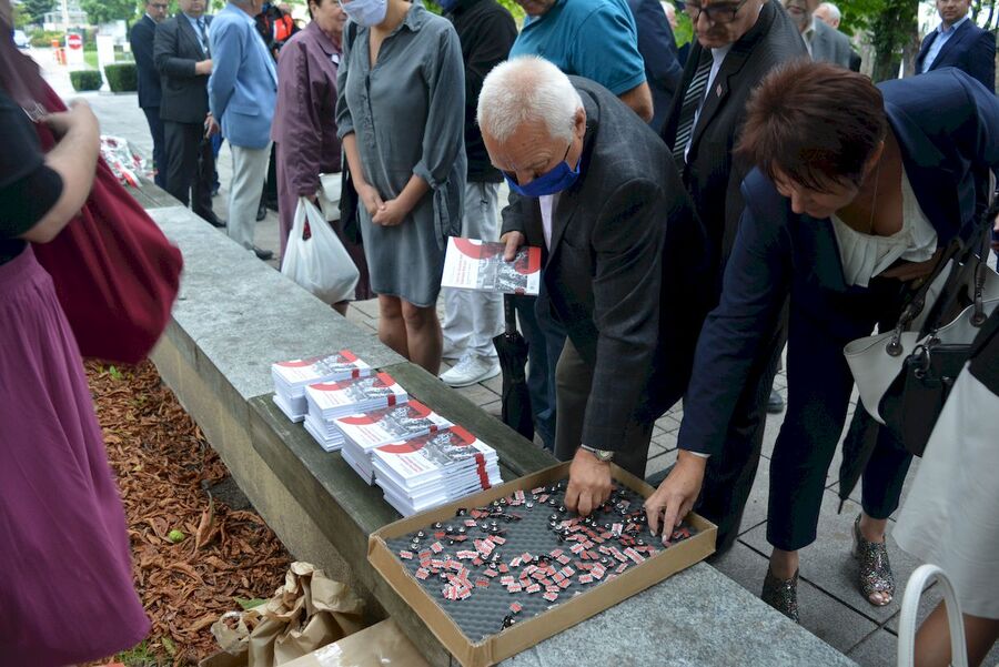 W Kielcach upamiętniono 40. rocznicę narodzin „Solidarności”. Fot. Katzarzyna Pronobis (IPN)