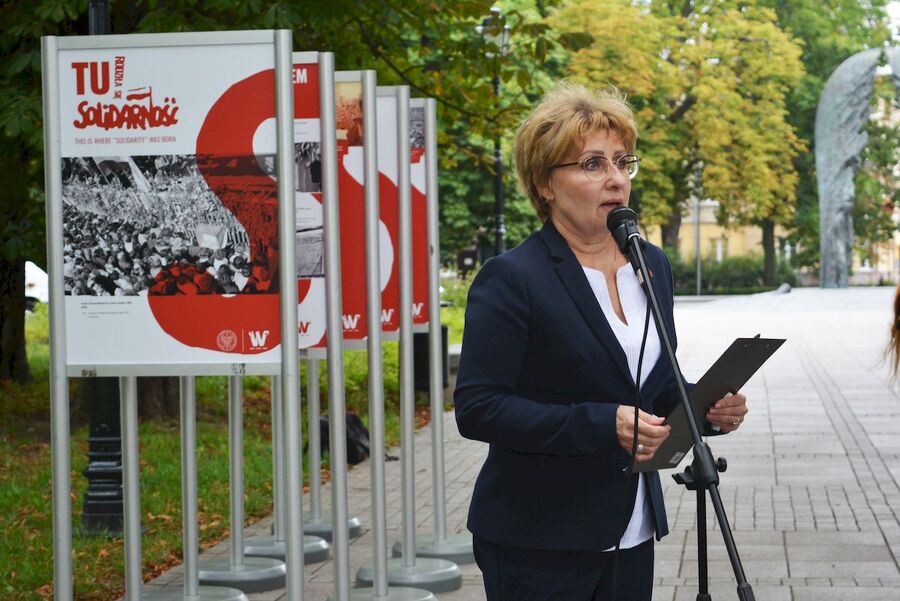 W Kielcach upamiętniono 40. rocznicę narodzin „Solidarności”. Fot. Katzarzyna Pronobis (IPN)