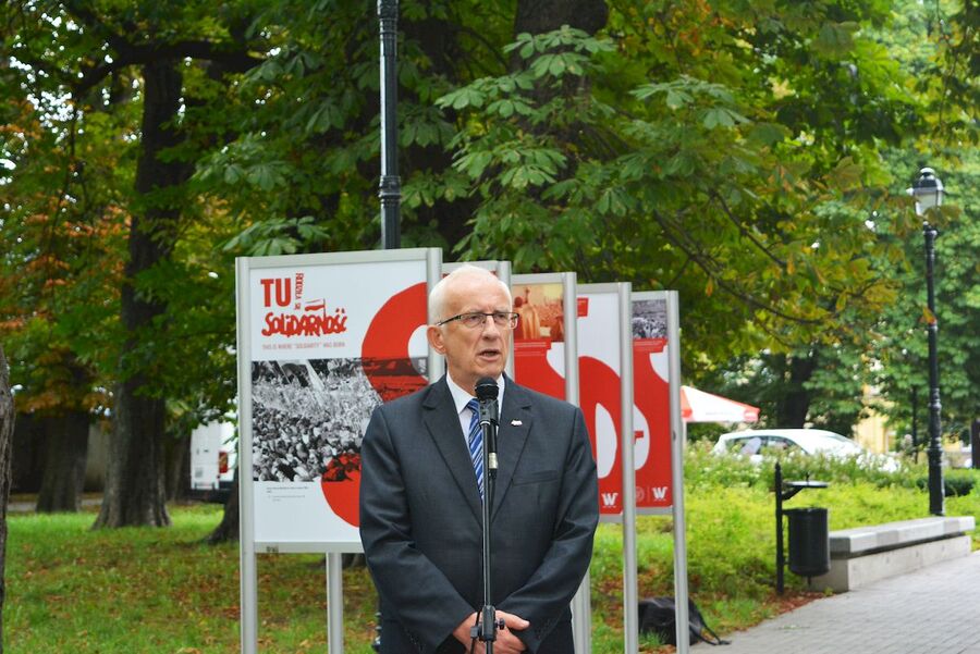 W Kielcach upamiętniono 40. rocznicę narodzin „Solidarności”. Fot. Katzarzyna Pronobis (IPN)