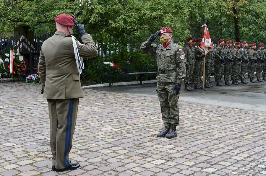 1.09.2020. Krakowskie uroczystości w 81. rocznicę wybuchu II wojny światowej. Fot. Janusz Ślęzak (IPN)