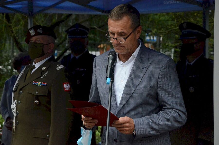 1.09.2020. Krakowskie uroczystości w 81. rocznicę wybuchu II wojny światowej. Fot. Janusz Ślęzak (IPN)