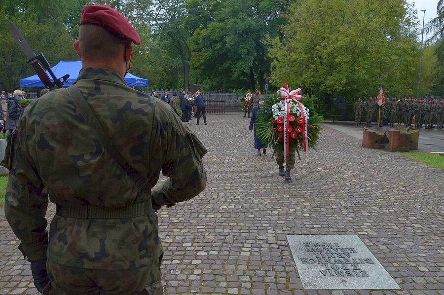 1.09.2020. Krakowskie uroczystości w 81. rocznicę wybuchu II wojny światowej. Fot. Janusz Ślęzak (IPN)
