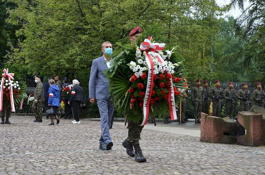 1.09.2020. Krakowskie uroczystości w 81. rocznicę wybuchu II wojny światowej. Fot. Janusz Ślęzak (IPN)