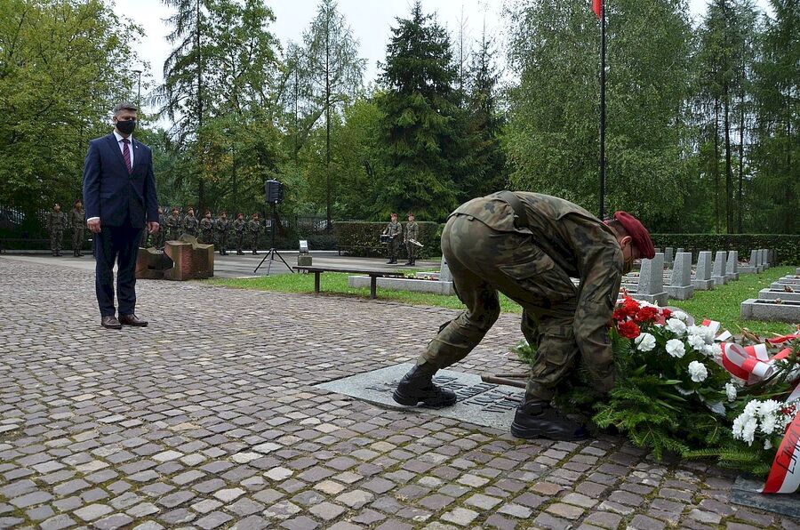 1.09.2020. Krakowskie uroczystości w 81. rocznicę wybuchu II wojny światowej. Fot. Janusz Ślęzak (IPN)