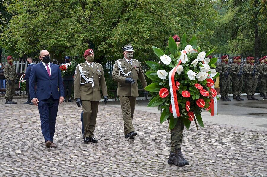 1.09.2020. Krakowskie uroczystości w 81. rocznicę wybuchu II wojny światowej. Fot. Janusz Ślęzak (IPN)