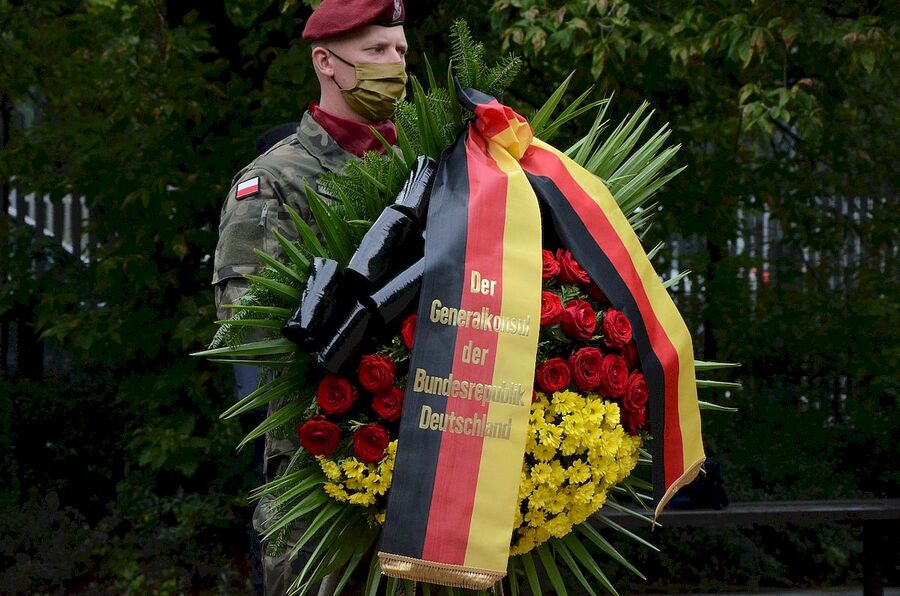 1.09.2020. Krakowskie uroczystości w 81. rocznicę wybuchu II wojny światowej. Fot. Janusz Ślęzak (IPN)