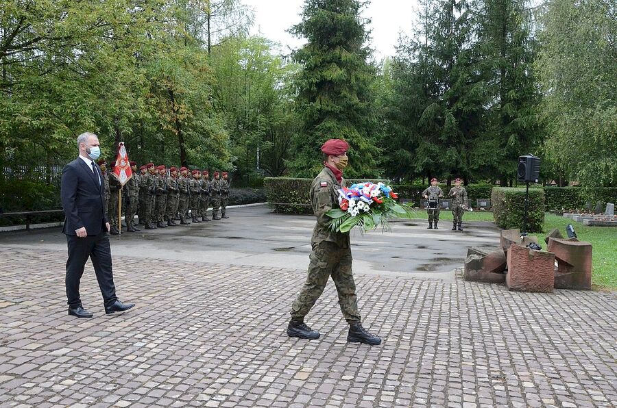 1.09.2020. Krakowskie uroczystości w 81. rocznicę wybuchu II wojny światowej. Fot. Janusz Ślęzak (IPN)