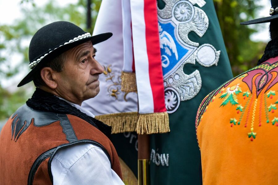 1.09.2020, odsłonięcie pomnika w Jordanowie. Fot. Agnieszka Masłowska (IPN)