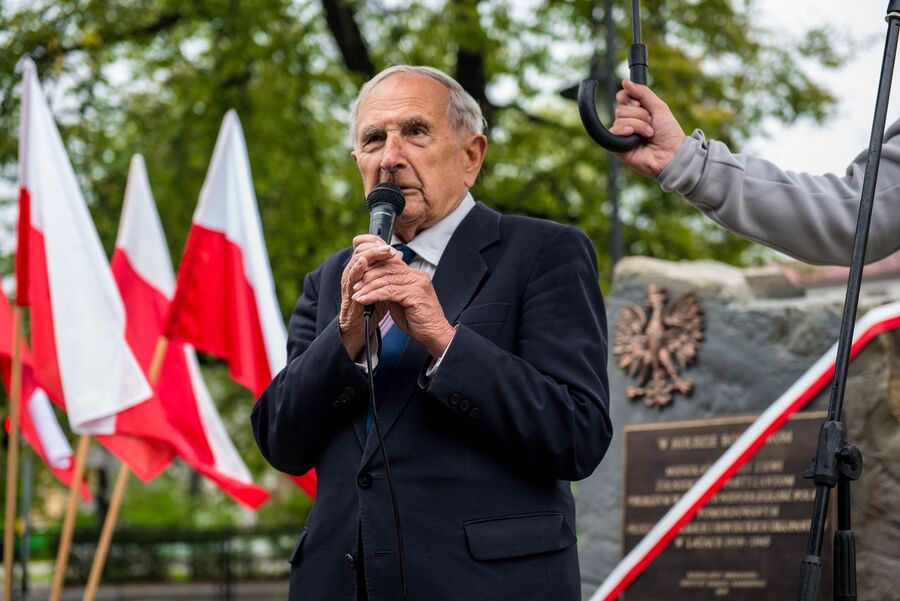 1.09.2020, odsłonięcie pomnika w Jordanowie. Fot. Agnieszka Masłowska (IPN)