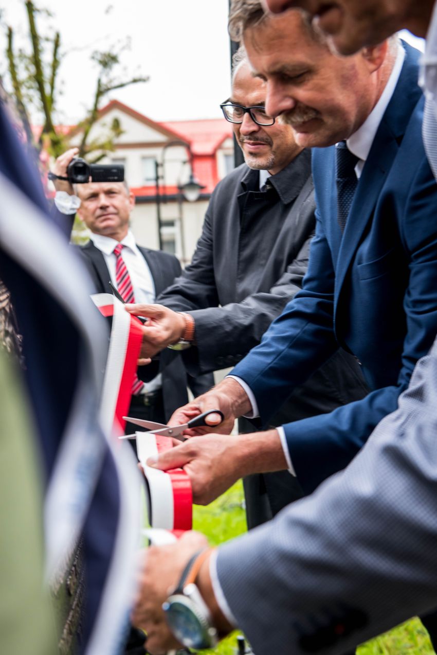 1.09.2020, odsłonięcie pomnika w Jordanowie. Fot. Agnieszka Masłowska (IPN)