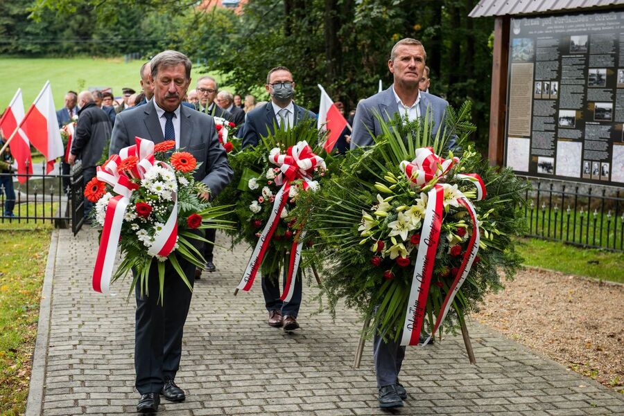 1.09.2020 w Wysokiej oddano hołd bohaterom Września '39. Fot. Agnieszka Masłowska (IPN)