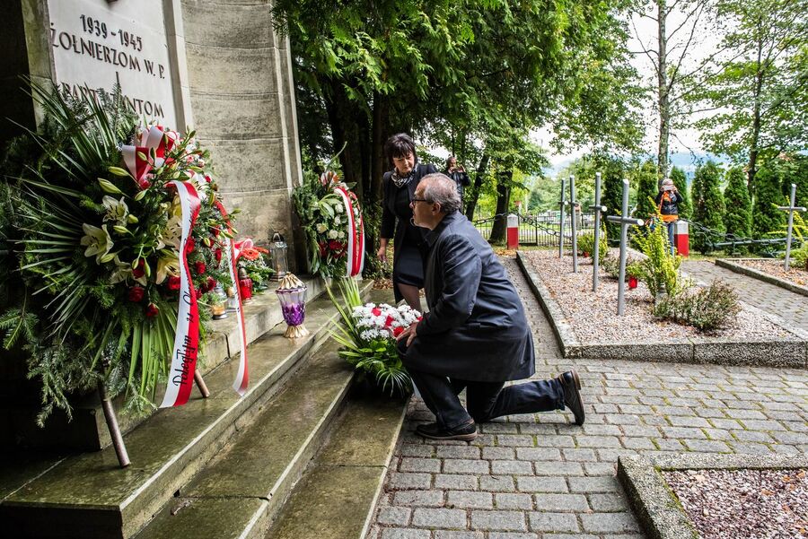 1.09.2020 w Wysokiej oddano hołd bohaterom Września '39. Fot. Agnieszka Masłowska (IPN)