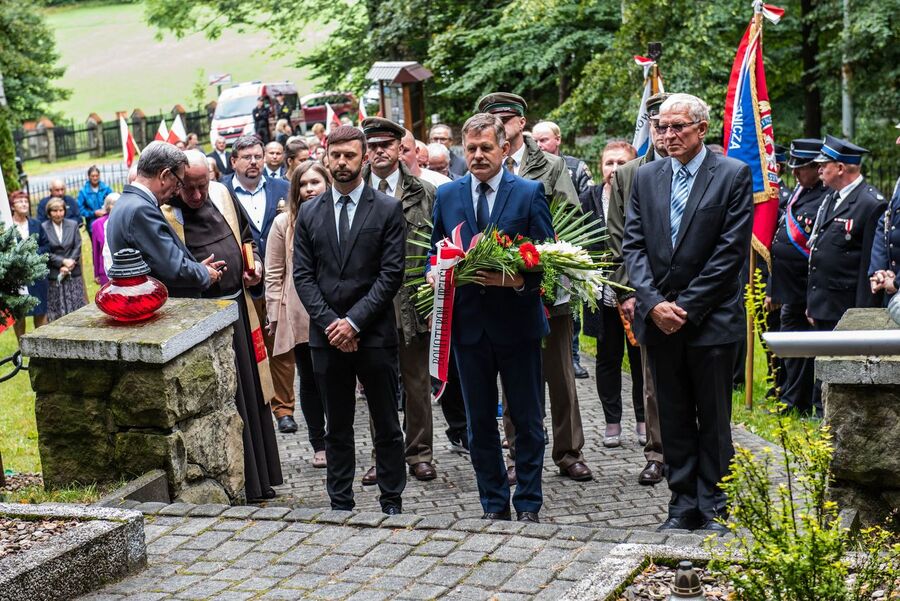 1.09.2020 w Wysokiej oddano hołd bohaterom Września '39. Fot. Agnieszka Masłowska (IPN)