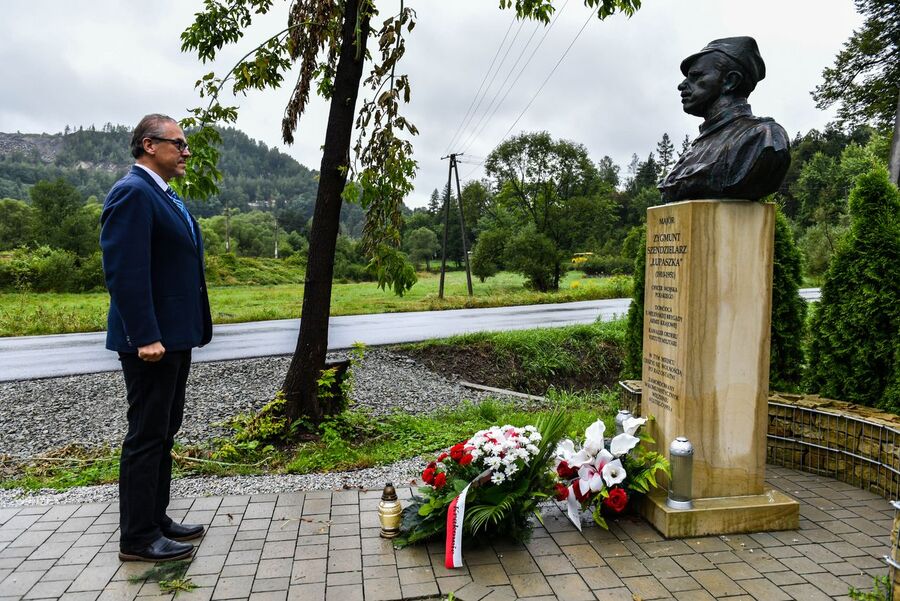 1.09.2020 w Wysokiej oddano hołd bohaterom Września '39. Fot. Agnieszka Masłowska (IPN)