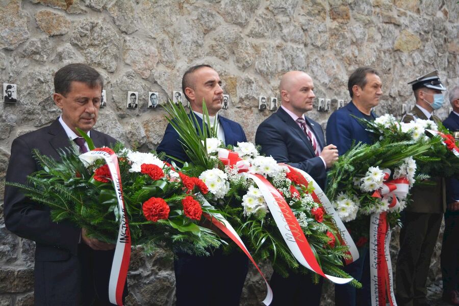 2.09.2020 w Kielcach upamiętniono działaczy Zrzeszenia WiN. Fot. Katarzyna Pronobis (IPN)