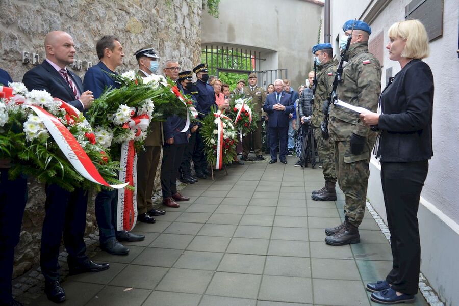 2.09.2020 w Kielcach upamiętniono działaczy Zrzeszenia WiN. Fot. Katarzyna Pronobis (IPN)