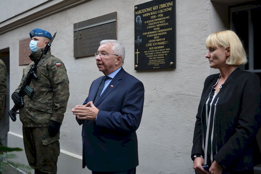 2.09.2020 w Kielcach upamiętniono działaczy Zrzeszenia WiN. Fot. Katarzyna Pronobis (IPN)