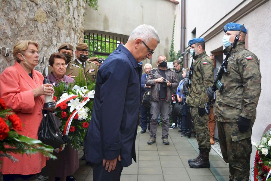 2.09.2020 w Kielcach upamiętniono działaczy Zrzeszenia WiN. Fot. Katarzyna Pronobis (IPN)