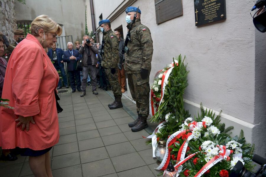 2.09.2020 w Kielcach upamiętniono działaczy Zrzeszenia WiN. Fot. Katarzyna Pronobis (IPN)