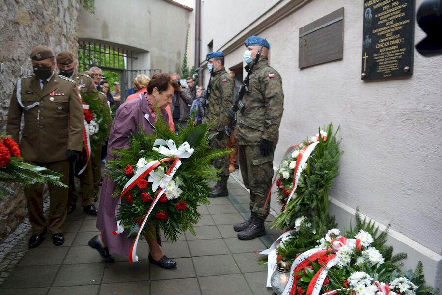 2.09.2020 w Kielcach upamiętniono działaczy Zrzeszenia WiN. Fot. Katarzyna Pronobis (IPN)