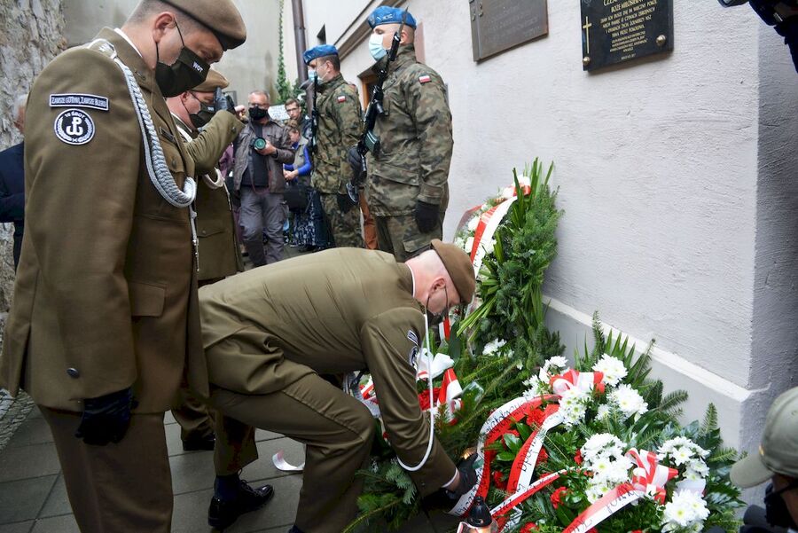 2.09.2020 w Kielcach upamiętniono działaczy Zrzeszenia WiN. Fot. Katarzyna Pronobis (IPN)