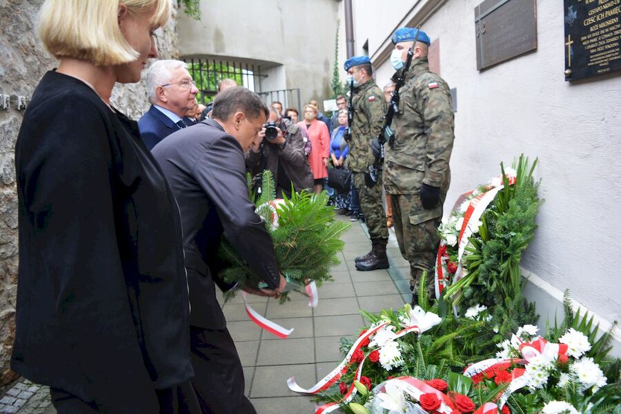 2.09.2020 w Kielcach upamiętniono działaczy Zrzeszenia WiN. Fot. Katarzyna Pronobis (IPN)