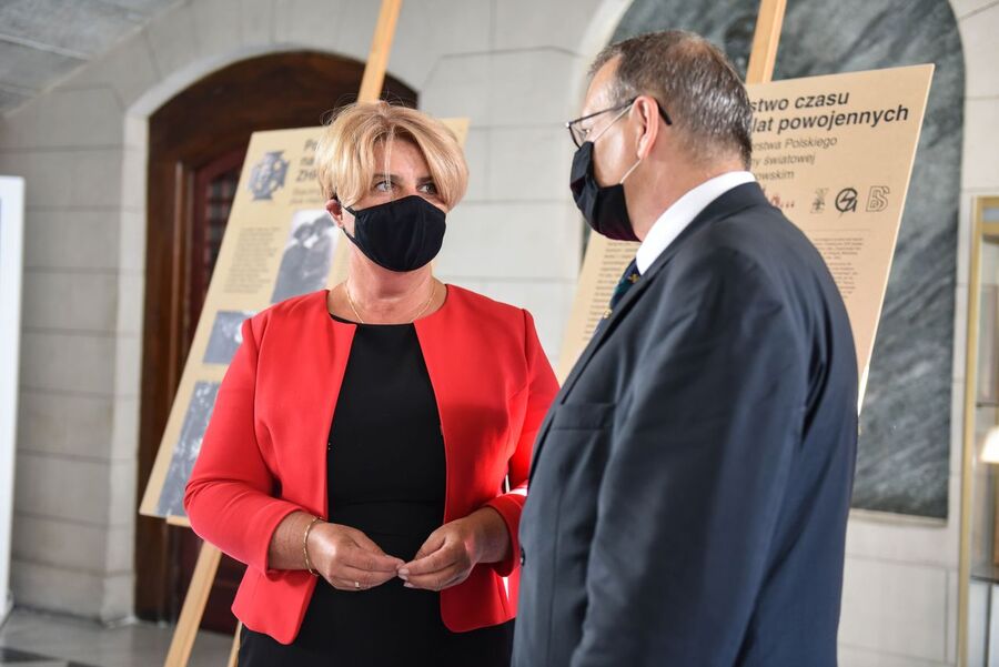 Finisaż wystawy o ZHR w krakowskim magistracie. Fot Agnieszka Masłowska IPN