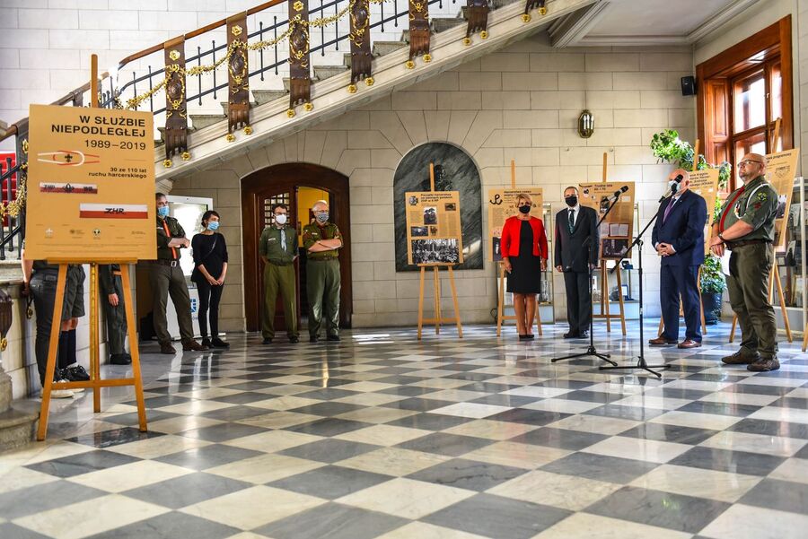 Finisaż wystawy o ZHR w krakowskim magistracie. Fot Agnieszka Masłowska IPN