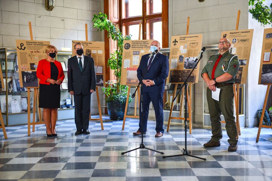 Finisaż wystawy o ZHR w krakowskim magistracie. Fot Agnieszka Masłowska IPN