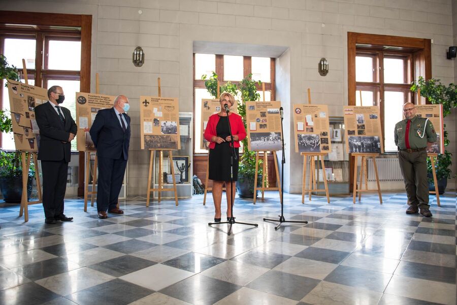 Finisaż wystawy o ZHR w krakowskim magistracie. Fot Agnieszka Masłowska IPN