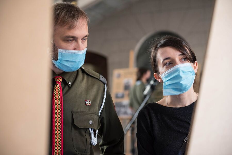 Finisaż wystawy o ZHR w krakowskim magistracie. Fot Agnieszka Masłowska IPN