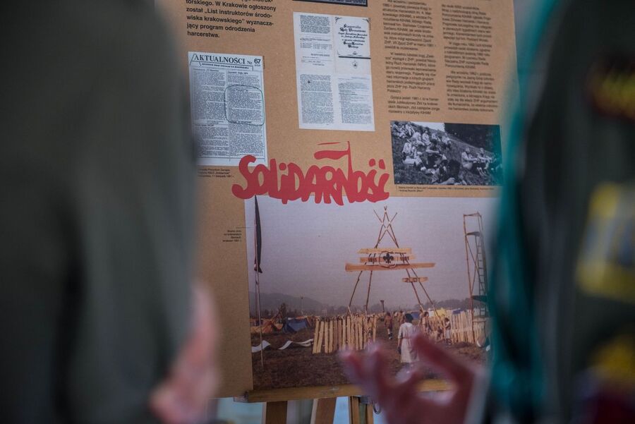 Finisaż wystawy o ZHR w krakowskim magistracie. Fot Agnieszka Masłowska IPN