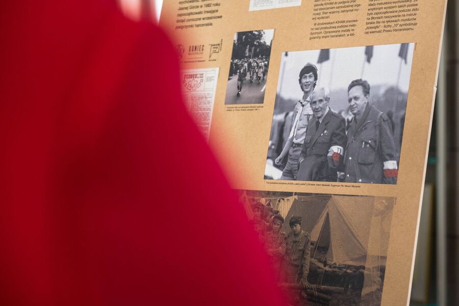 Finisaż wystawy o ZHR w krakowskim magistracie. Fot Agnieszka Masłowska IPN