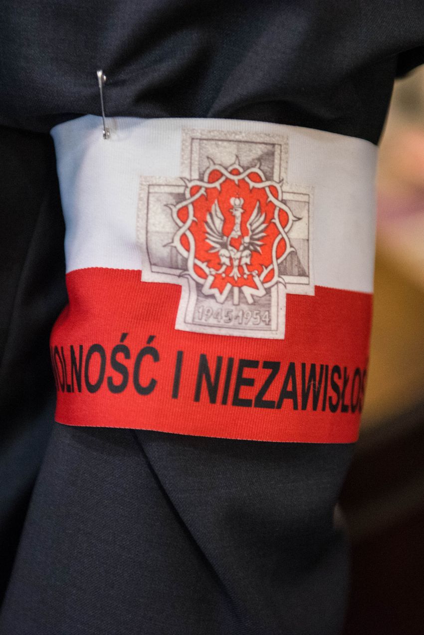 Odsłonięcie tablicy poświęconej działaczom Zrzeszenia „Wolność i Niezawisłość”. Kraków 2 września 2020. Fot. Agnieszka Masłowska IPN