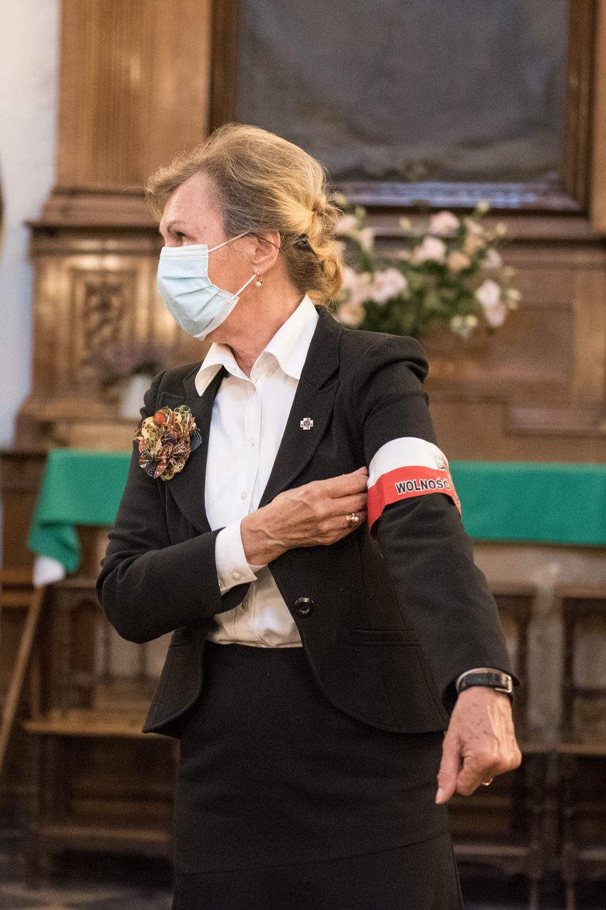 Odsłonięcie tablicy poświęconej działaczom Zrzeszenia „Wolność i Niezawisłość”. Kraków 2 września 2020. Fot. Agnieszka Masłowska IPN